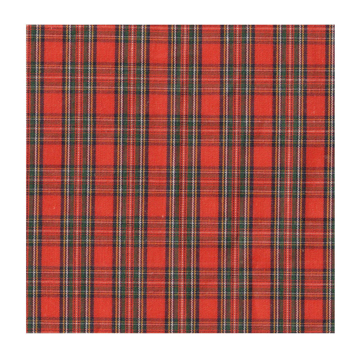 Men's Checkered Cotton Unstitched Shirt Fabric (Orange, Free Size)-image-21