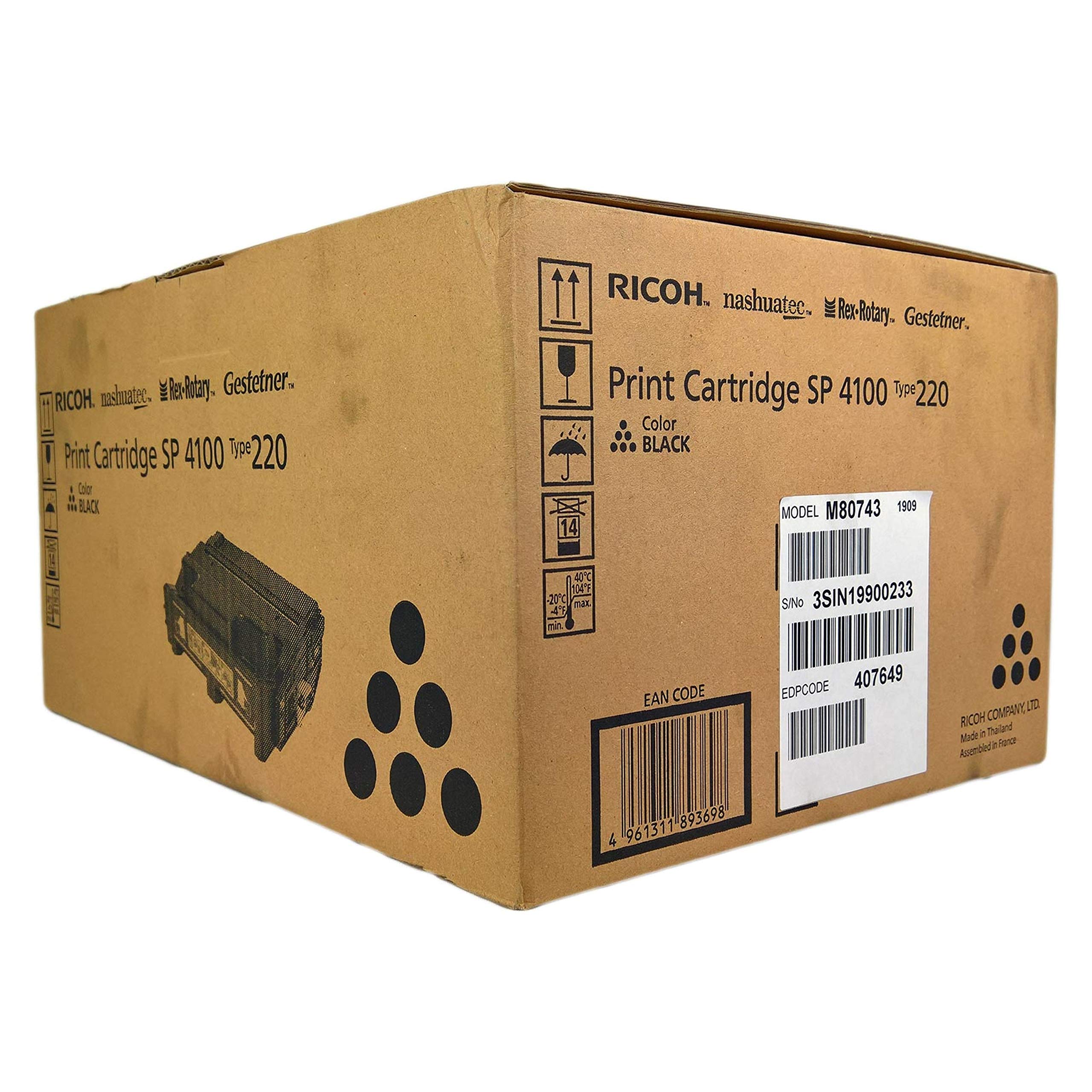 Ricoh Type SP 4100 Cartouche de toner 1 x noir 15000 pages