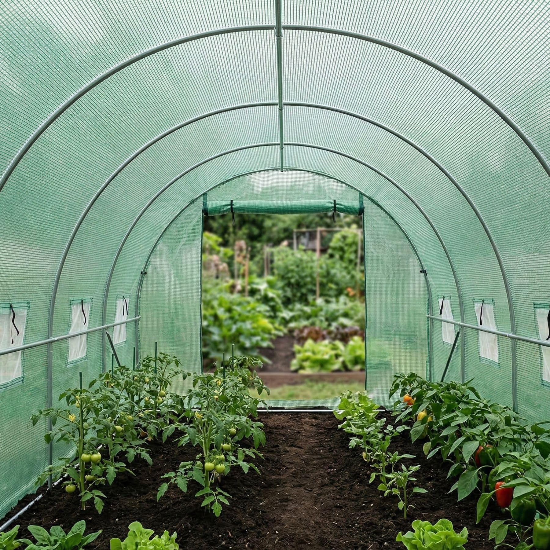 Vana - Película de invernadero para jardín (6 x 3 m)