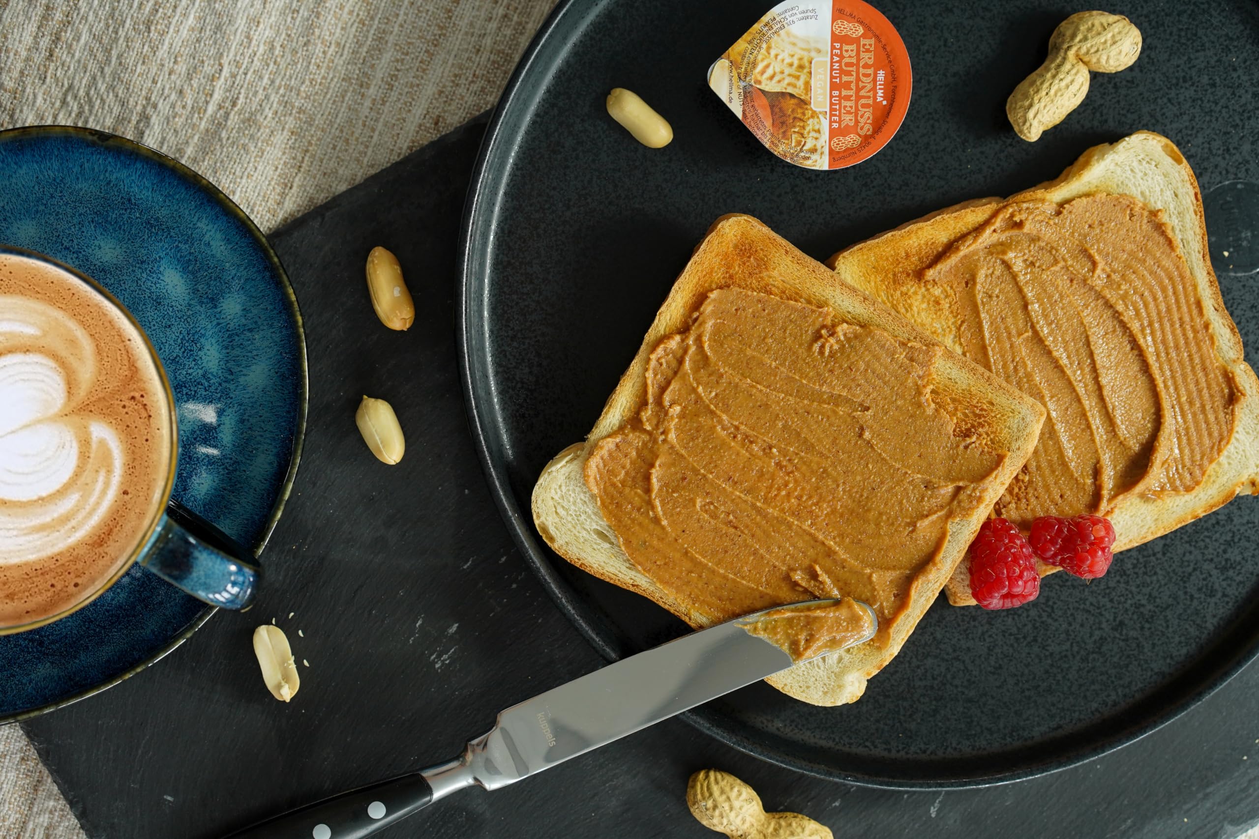Hellma Peanut Butter Spread Pread Peanut Butter 80 pezzi á 15 g