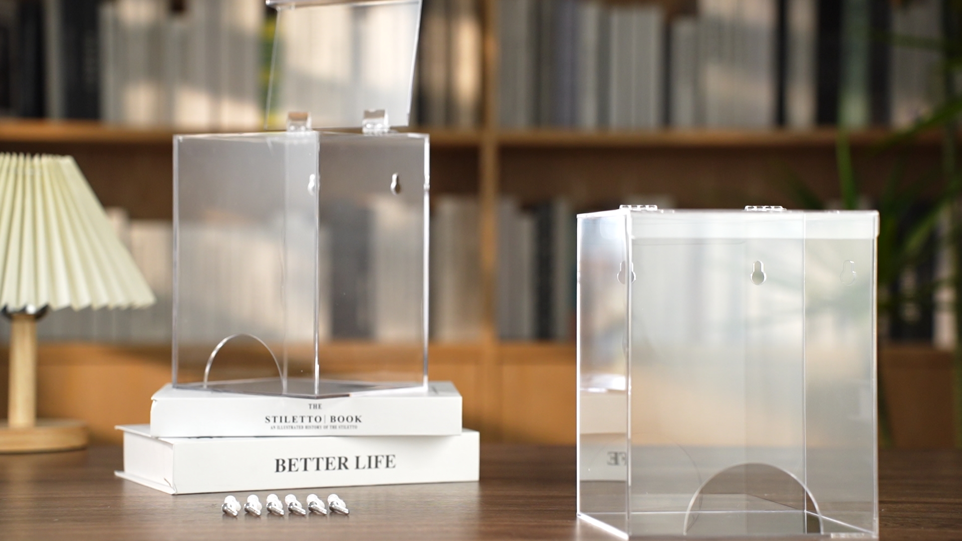 Amazon.com: Kathfly 4 Pcs Acrylic Dispenser Wall Mount 6.9 x 6.7 x