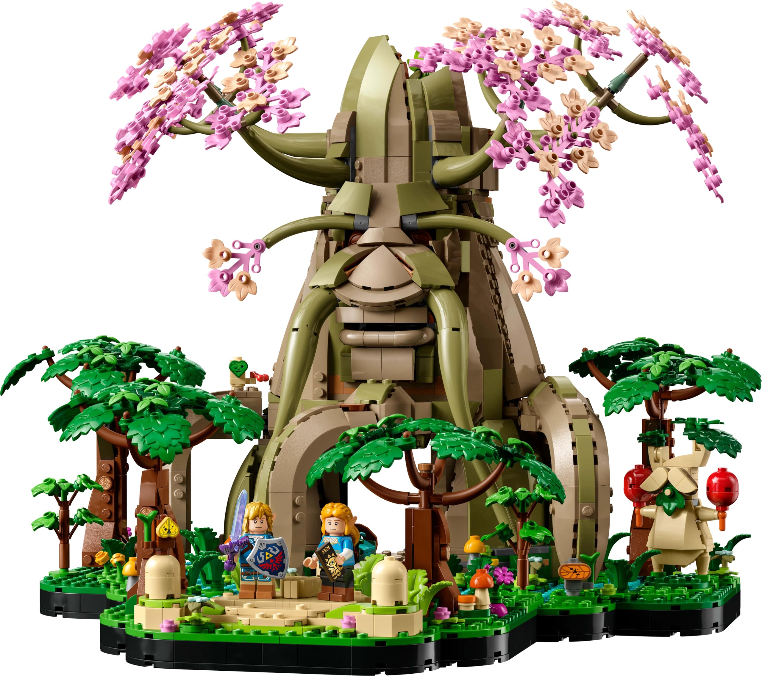 LEGO The Legend of Zelda Grande Albero Deku 2-in-1 - Set da Esposizione e da Collezione con la Principessa Zelda e 3 Minifigure di Link - Costruzioni per Adulti - Idea Regalo Fan de Videogiochi 77092