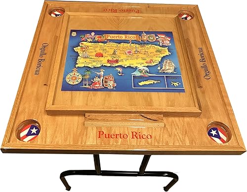 Tabla de Puerto Rico Domino con el Mapa