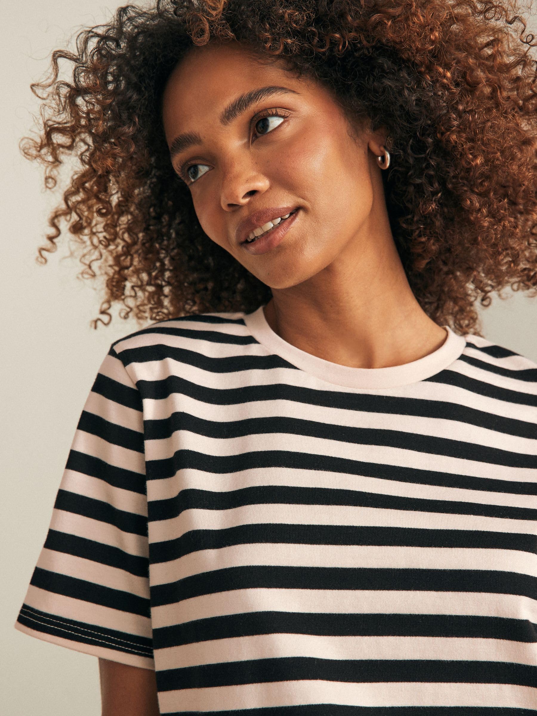 NEXT Damen T-Shirts in Schwerer Qualität, 2er-Pack