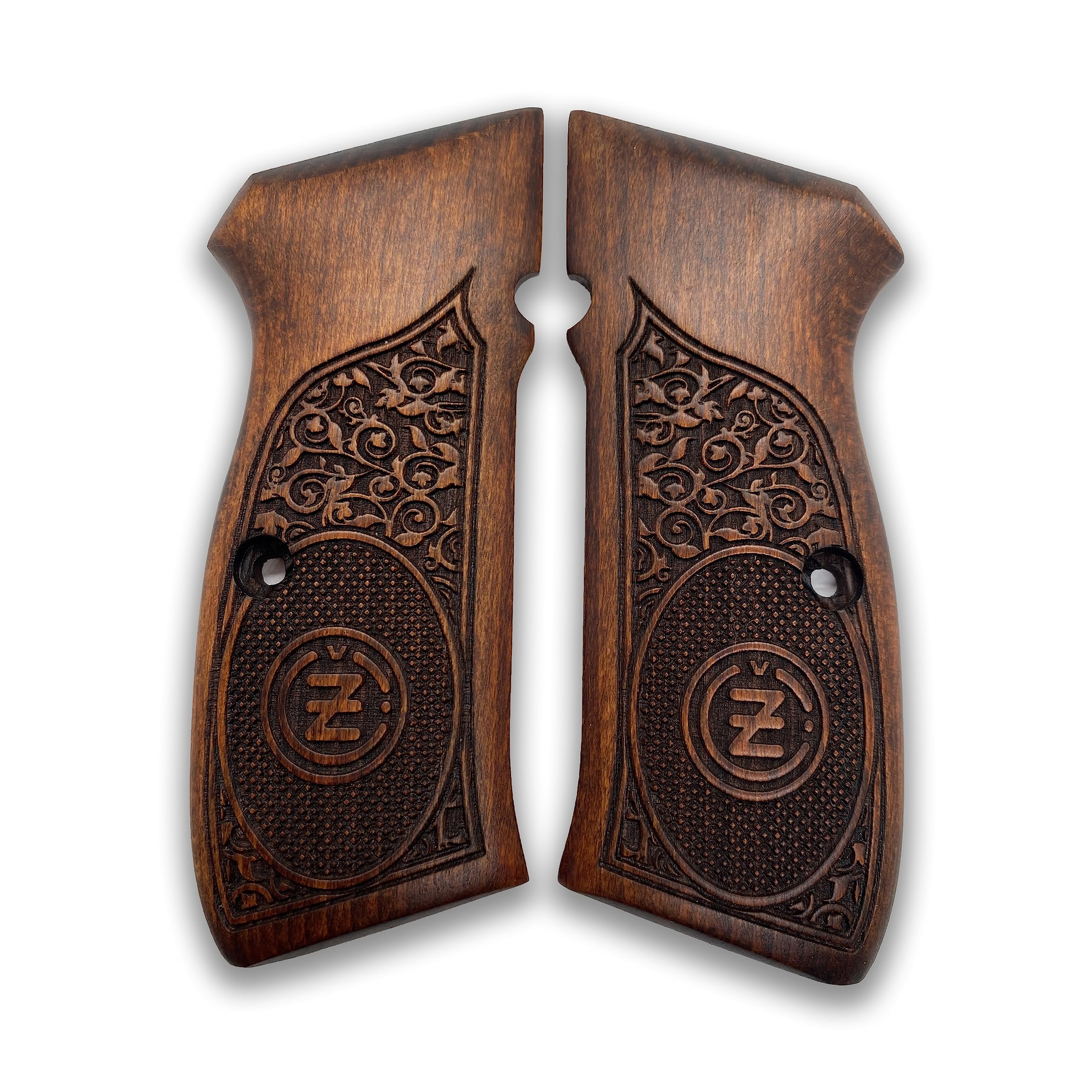 for CZ-75 Grips / CZ85 Grips / 75B CZ 75 / SP-01 75B CZ 75/85 Full Siz Handmade from Walnut Wood