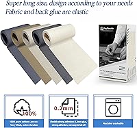 Vista 80 de KING MOUNTAIN - Parche de lona para colocar con la plancha, 3 x 60 pulgadas, parche de reparación de tela 100% de algodón, impermeable; para sofás