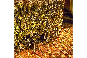 LJLNION 360 LED 12 ft Outdoor Christmas Tree Net Lights