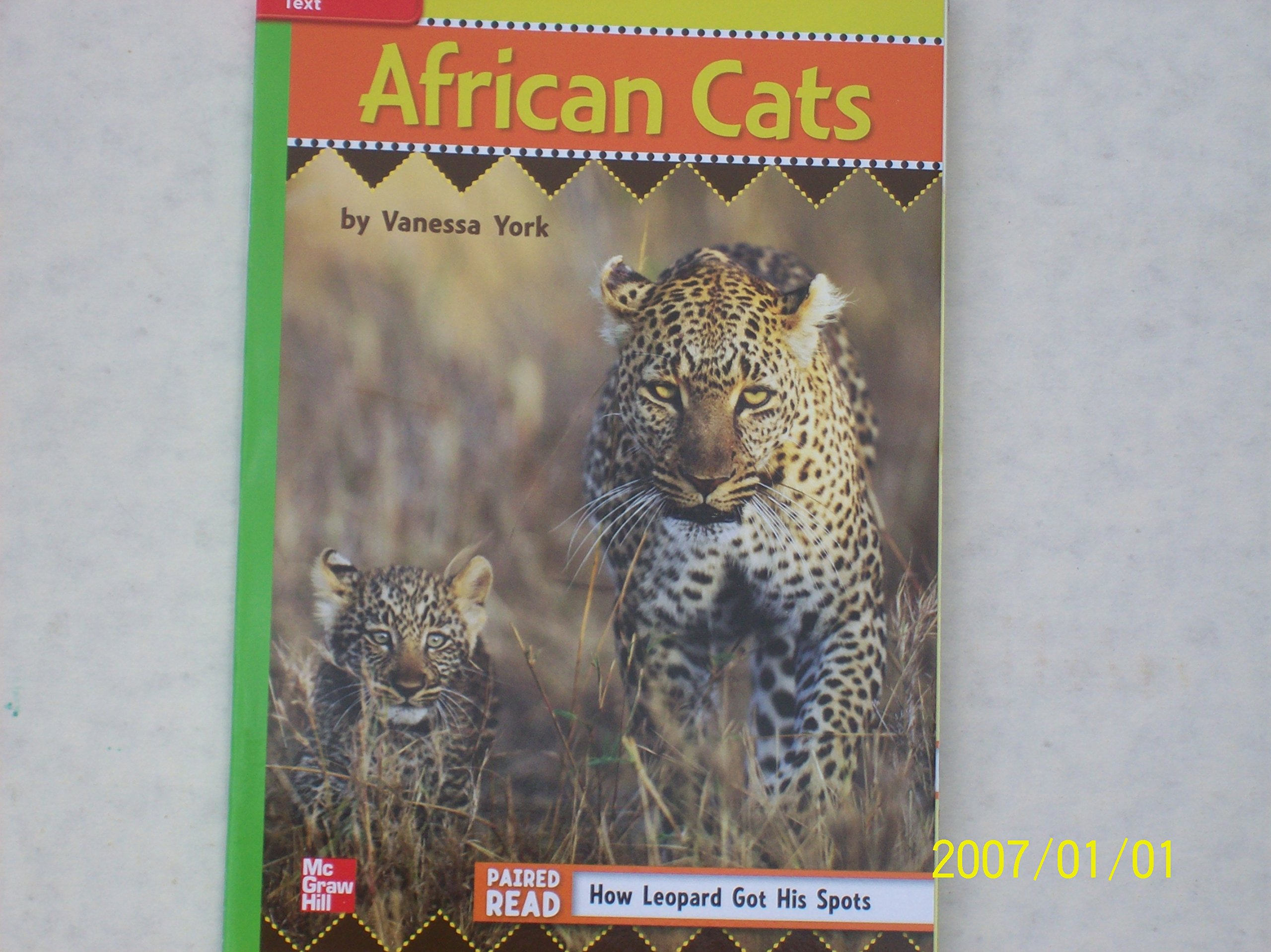 Reading Wonders Leveled Reader African Cats: Beyond Unit 6 Week 4 Grade 3 (ELEMENTARY CORE READING)