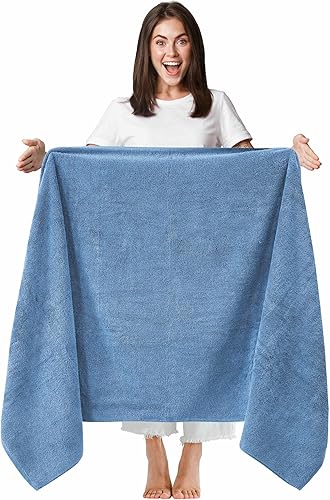 textilom - Toallas de lujo de 100 % algodón turco, extragrandes y jumbo, para baño y ducha, con máxima suavidad y absorción (40 x 80 pulgadas),
