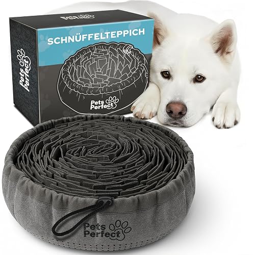 Pets Perfect Alfombra para olfatear perro - Juguete de inteligencia y alfombrilla para olfatear