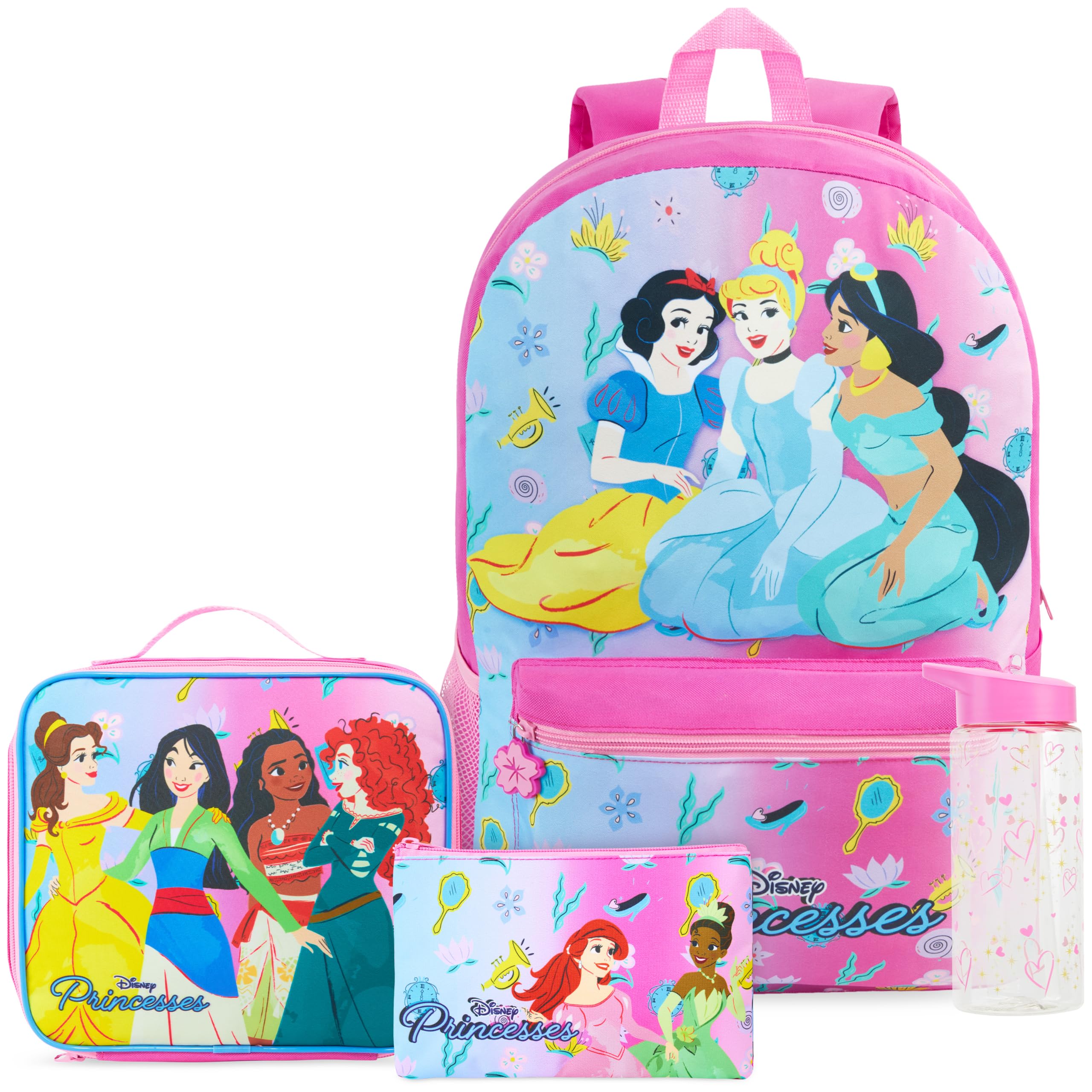 Photo 1 of Get Trend Disney Princess Kids Backpack 4-Piece Set