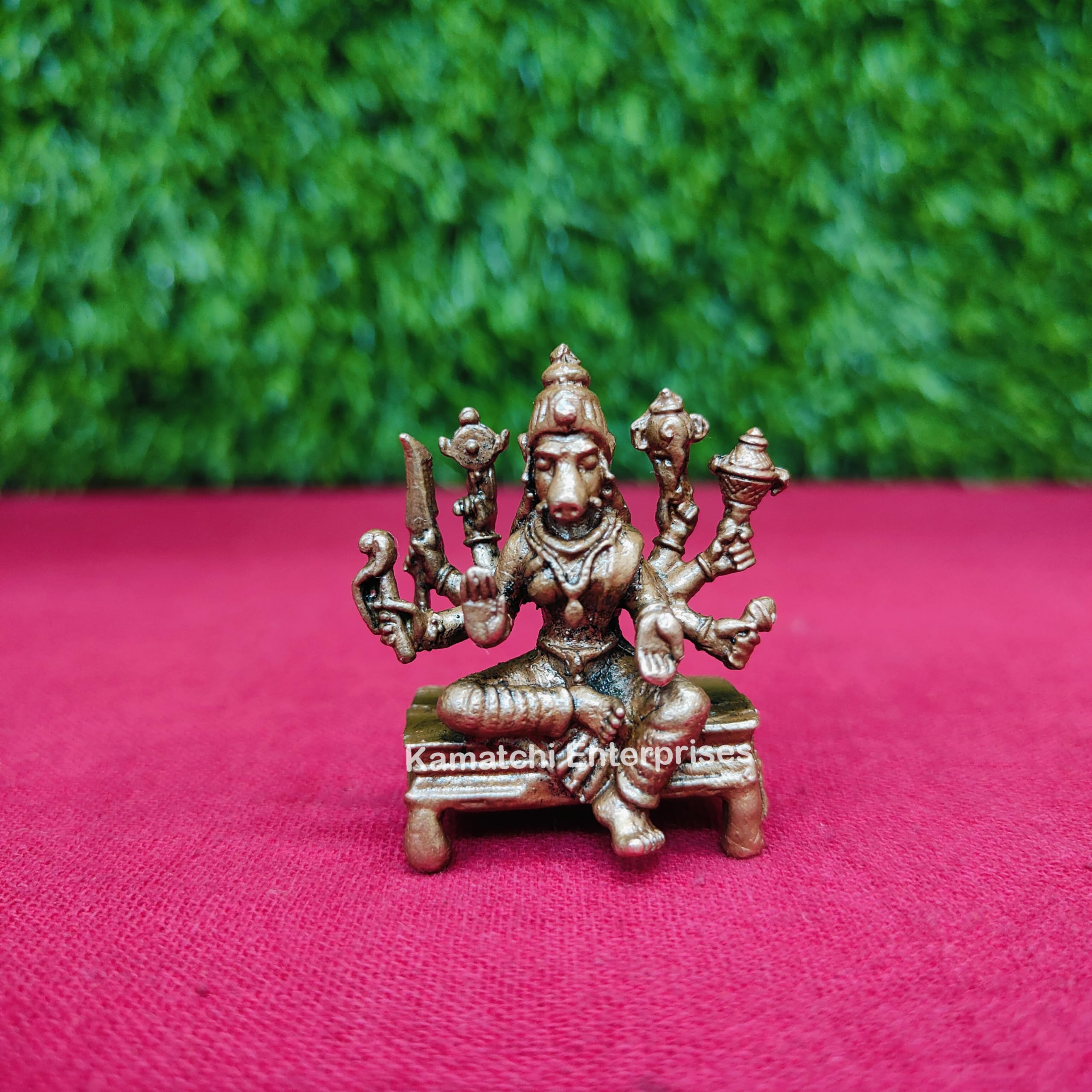 KAMATCHI Enterprises Copper Varahi Idol | Varahi Amman Statue-image-10