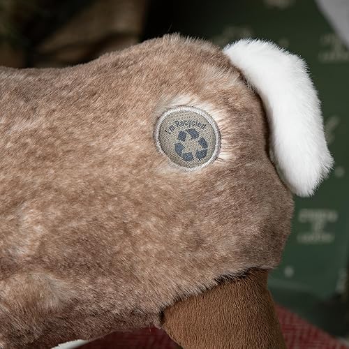 Miniatura 3 de The Petting Zoo Peluche de reno, regalos para niños, animales salvajes del zoológico Onez, juguete de peluche de reno Zoologee de 12 pulgadas