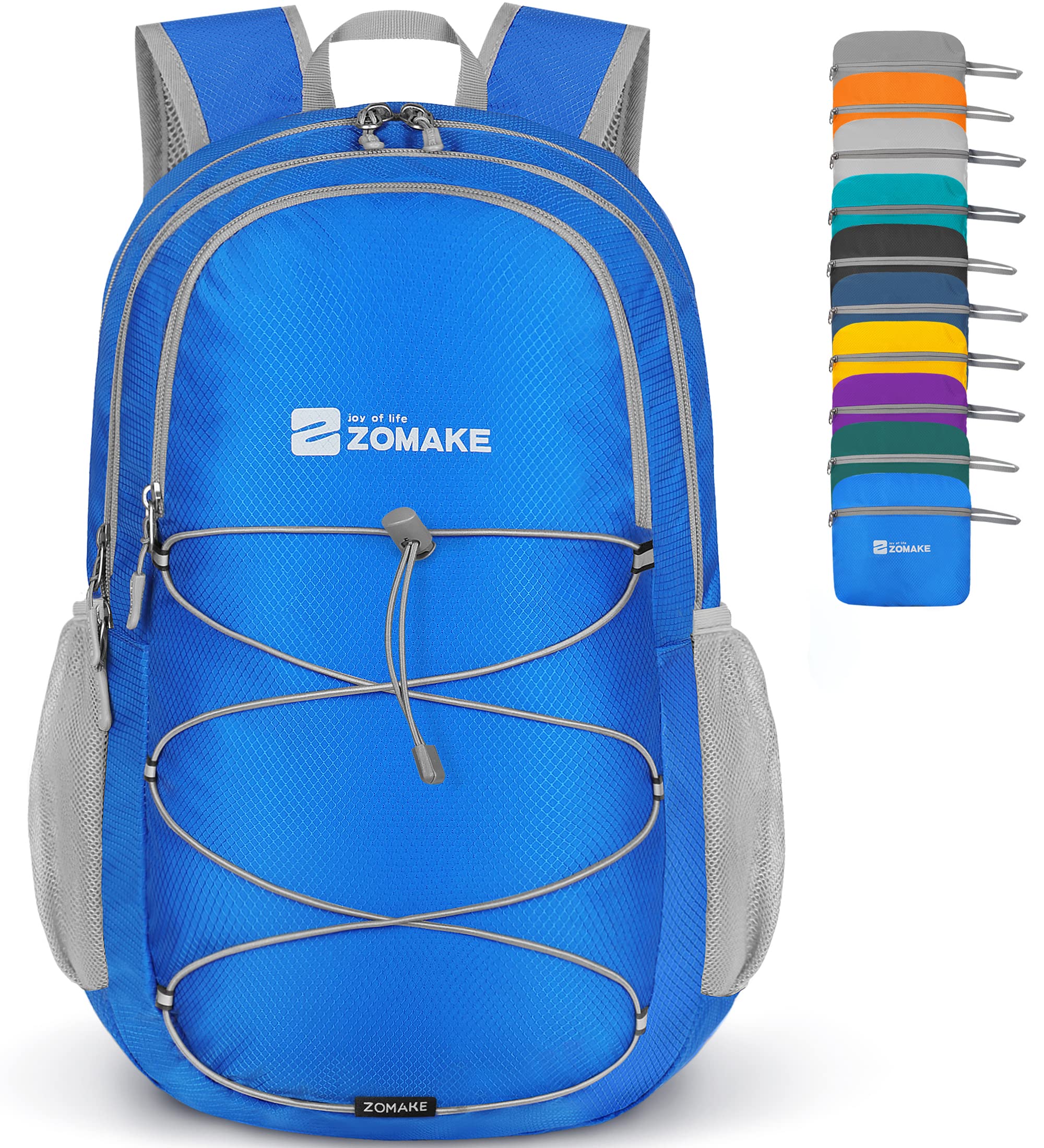 ZOMAKE Lightweight Packable Backpack 28L, Foldable Backpacks Water Resistant Collapsible Day Bag Light Daypack for Hiking