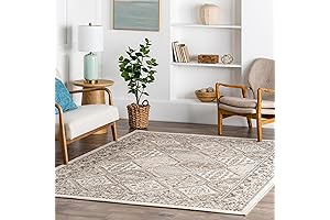 nuLOOM 9x12 Becca Traditional Tiled Farmhouse Area Rug - Beige
