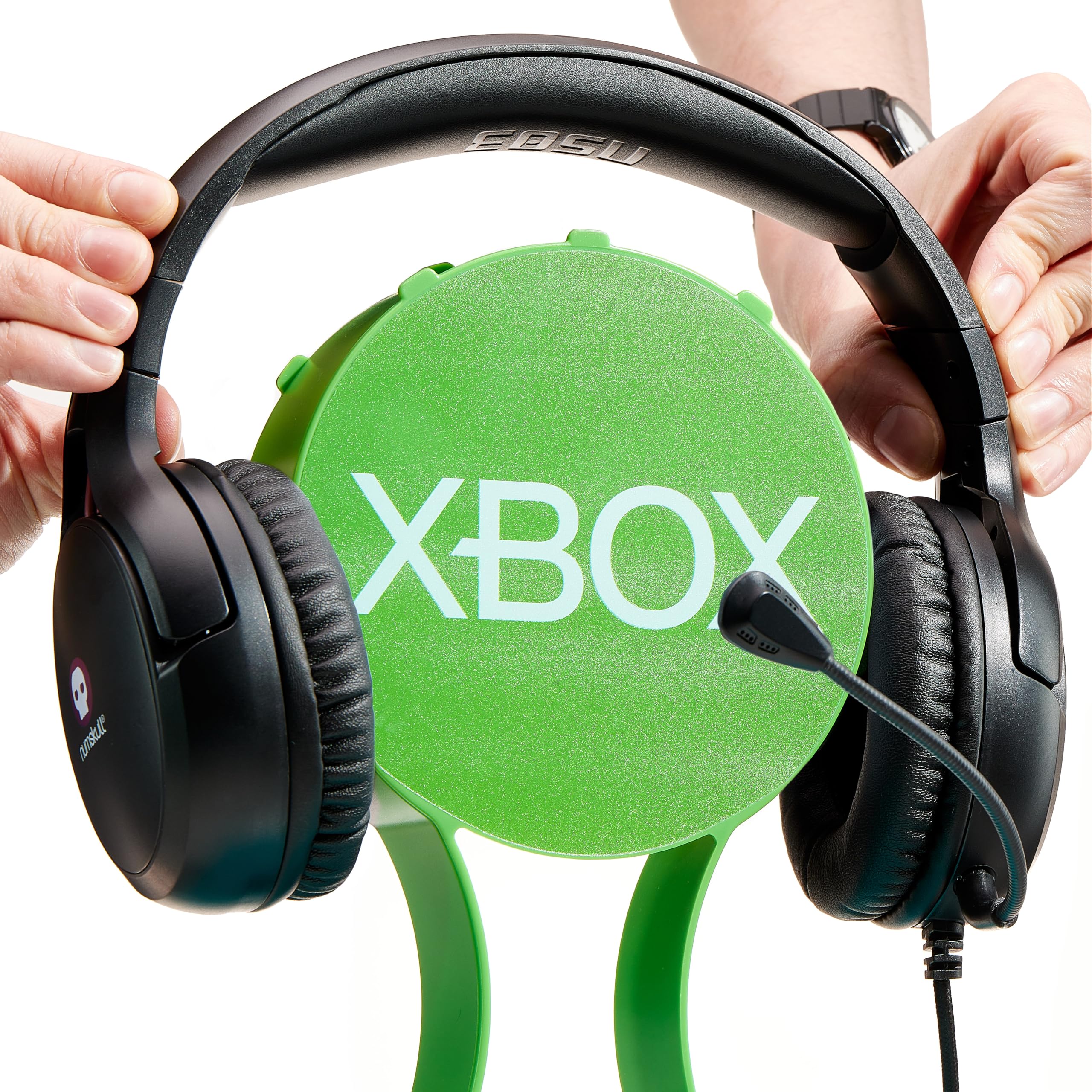 Numskull Offizieller XBOX Grüner Gaming-Schrank, Controller-Halter, Headset-Ständer für PS5, Xbox Series X S, Nintendo Switch - Offizielles XBOX-Merchandise