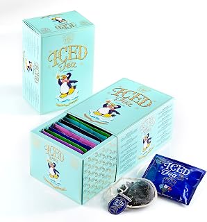 TWG Tea | Summer Holiday Iced Teabag Sampler | 15 Iced Hand Sewn Cotton Teabags | Gift Set