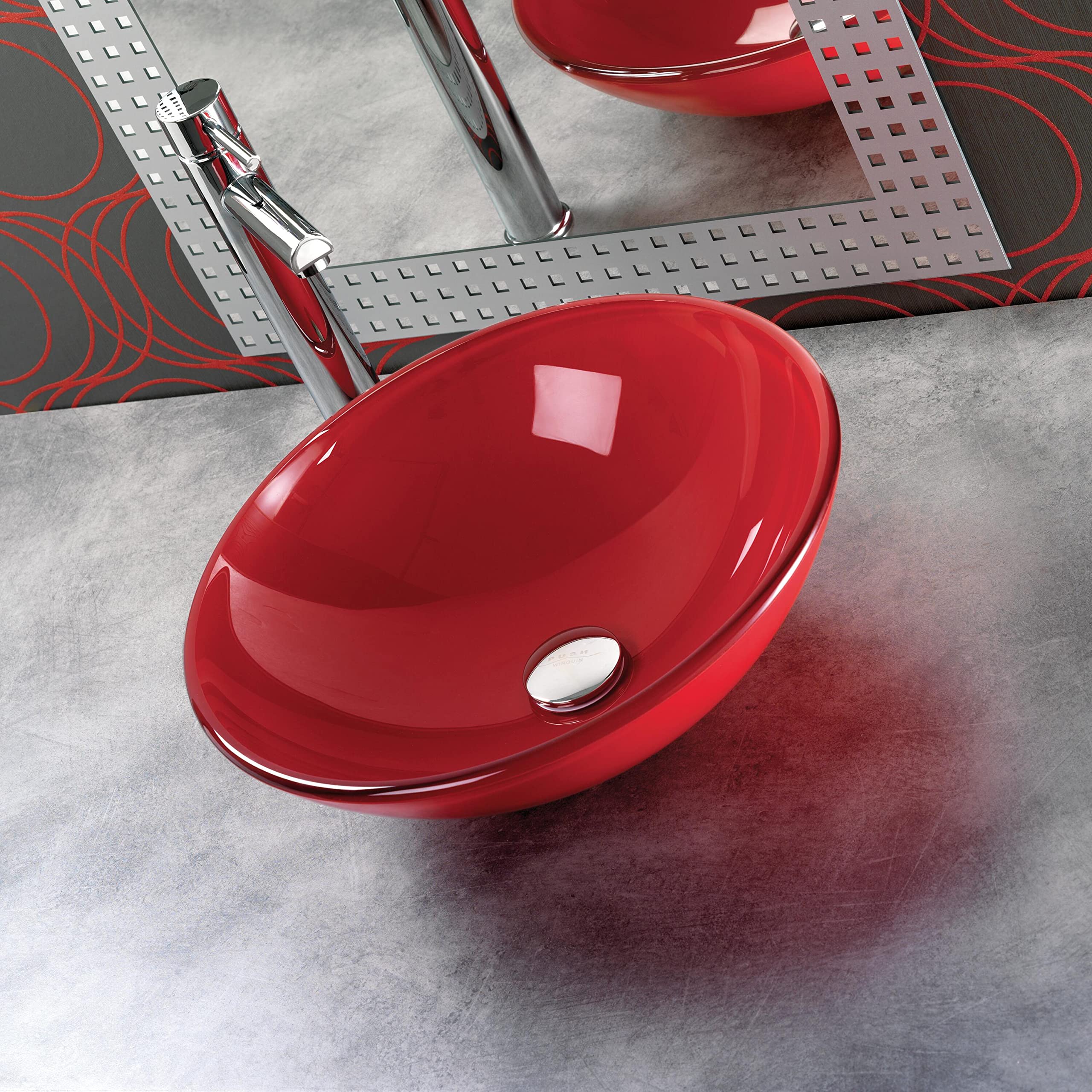 Wirquin 30724383 Kit Bonde Siphon Lavabo ou Évier Tout-En-Un Chromé | Adapté éviers lavabos, fermeture Quick-Clac, réglable, entretien facile, installation facile, origine France garantie
