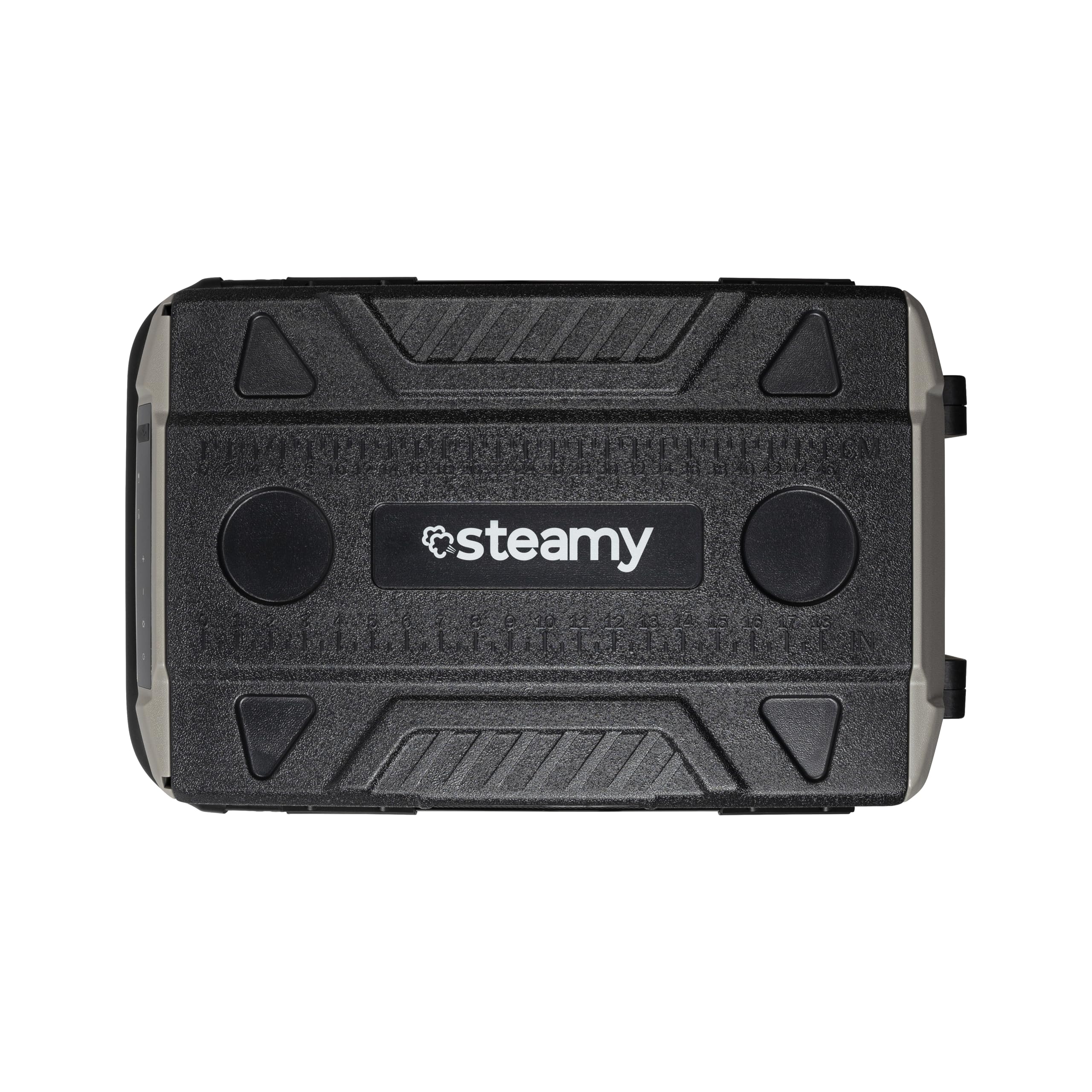 Steamy-E Dual Zone 61 Roller, Glacière à compresseur électrique avec roulettes, 58 litres, 12 V/230 V, pour Refroidir et Congeler, idéale pour Le Camping