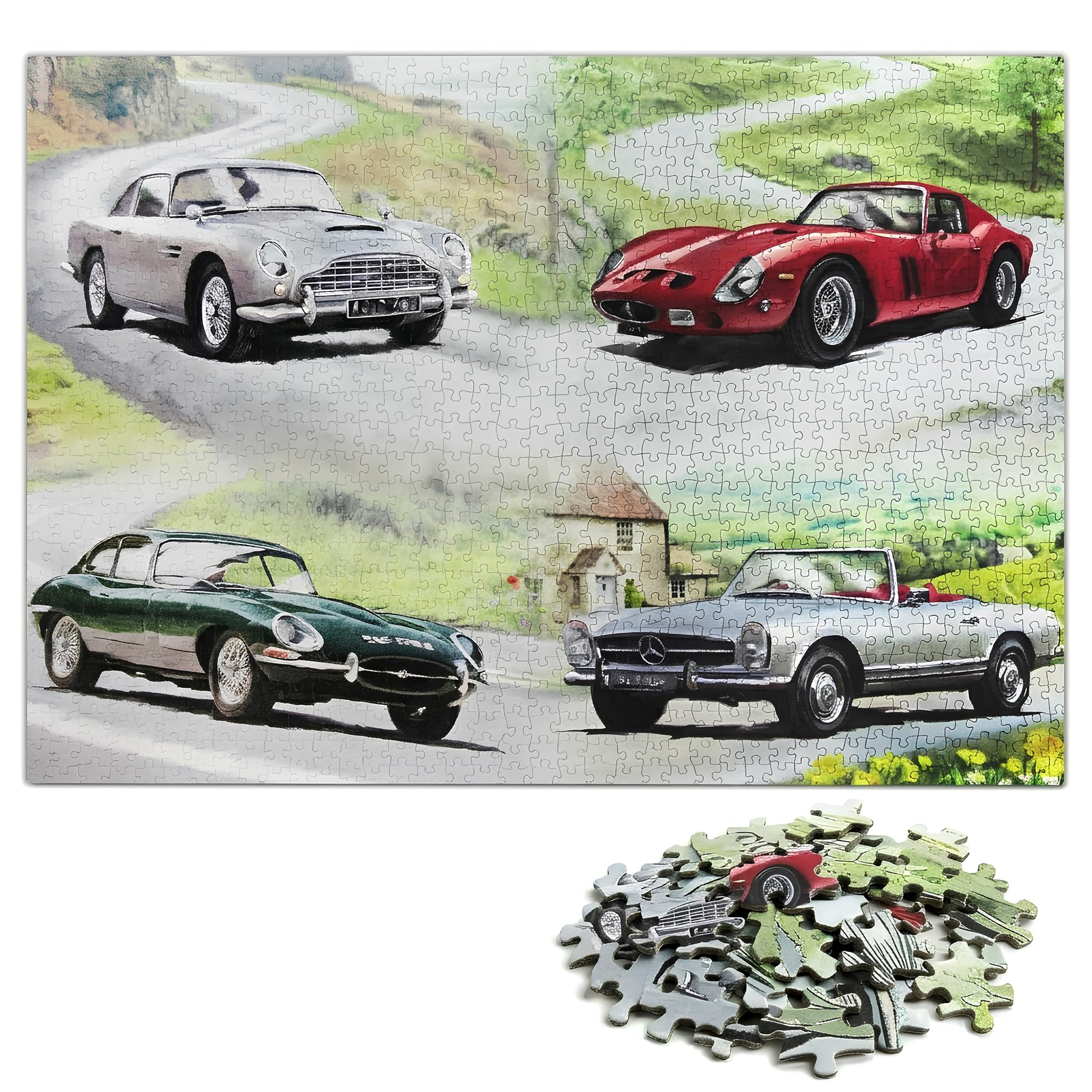 The Leonardo Collection Macneil Studios Cars Puzzles 1000pc