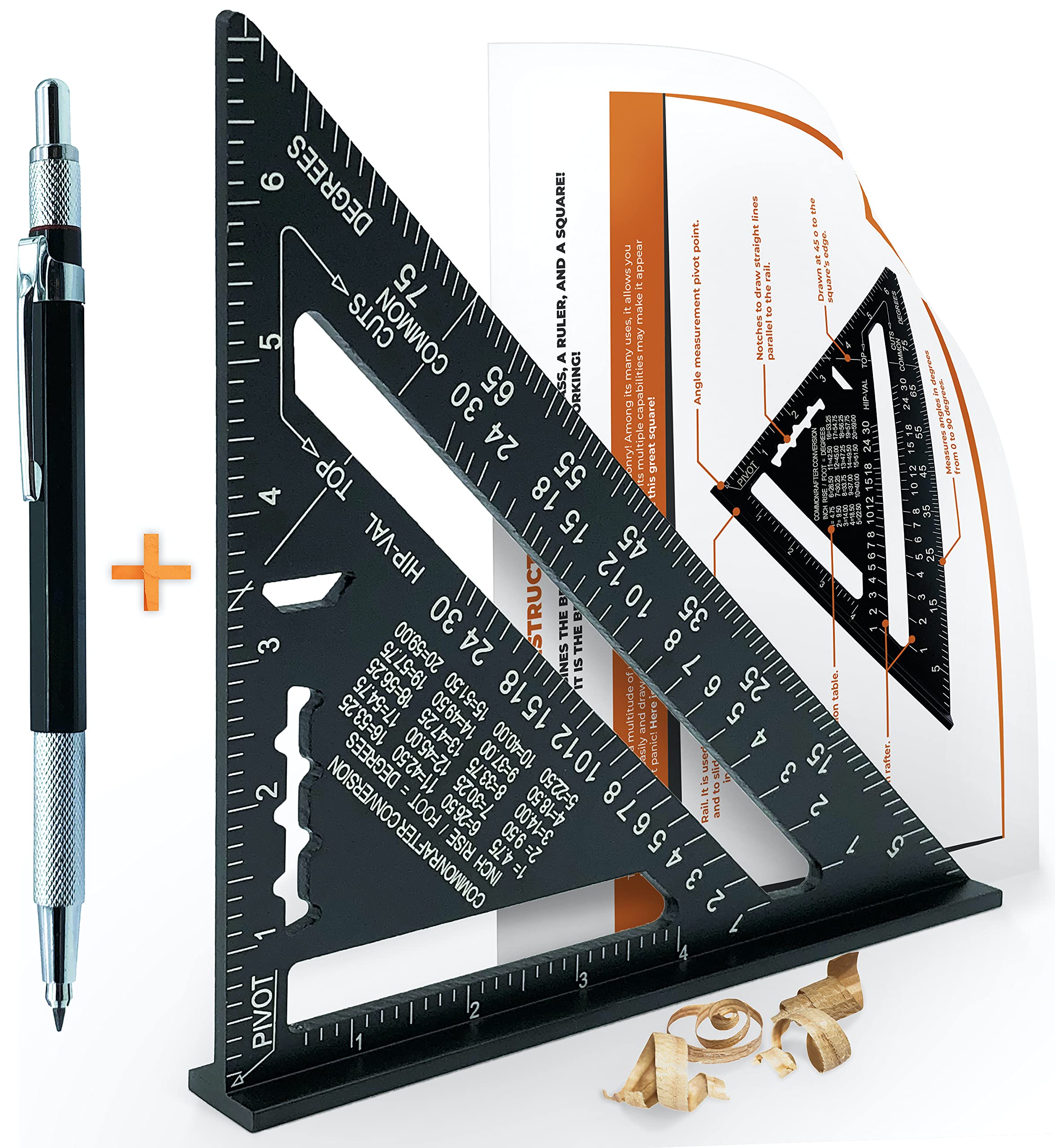 Buy Aluminum Speed Square Multifunctional 7″ Carpenter Square