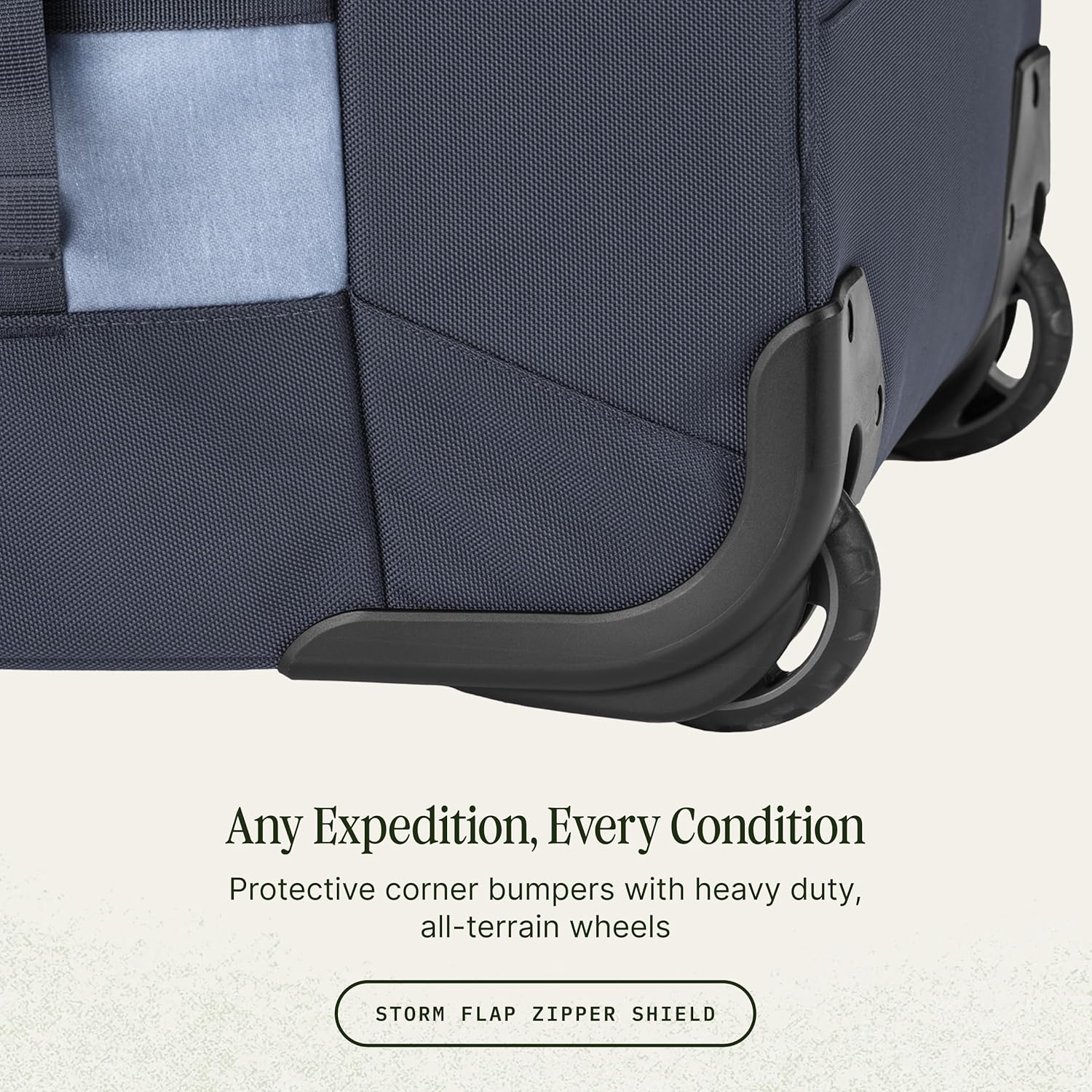 Eagle Creek Cargo Hauler XT Wheeled Duffel - Wheeled Backpack Duffel - Deployable Backpack Straps - Lockable U-Lid & Easy Access Compartment - 32" - Glacier Blue