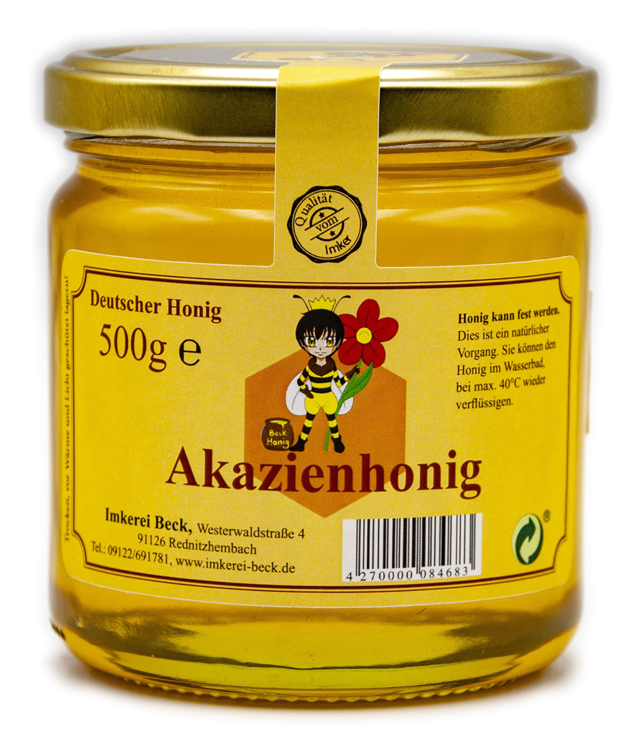 Imkerei Beck® - 6 x 500g / 3000g / 3 kg Honig/Echter Imkerhonig im Vorteilspack/Bienenhonig Set direkt vom Imker aus Deutschland/Bayern