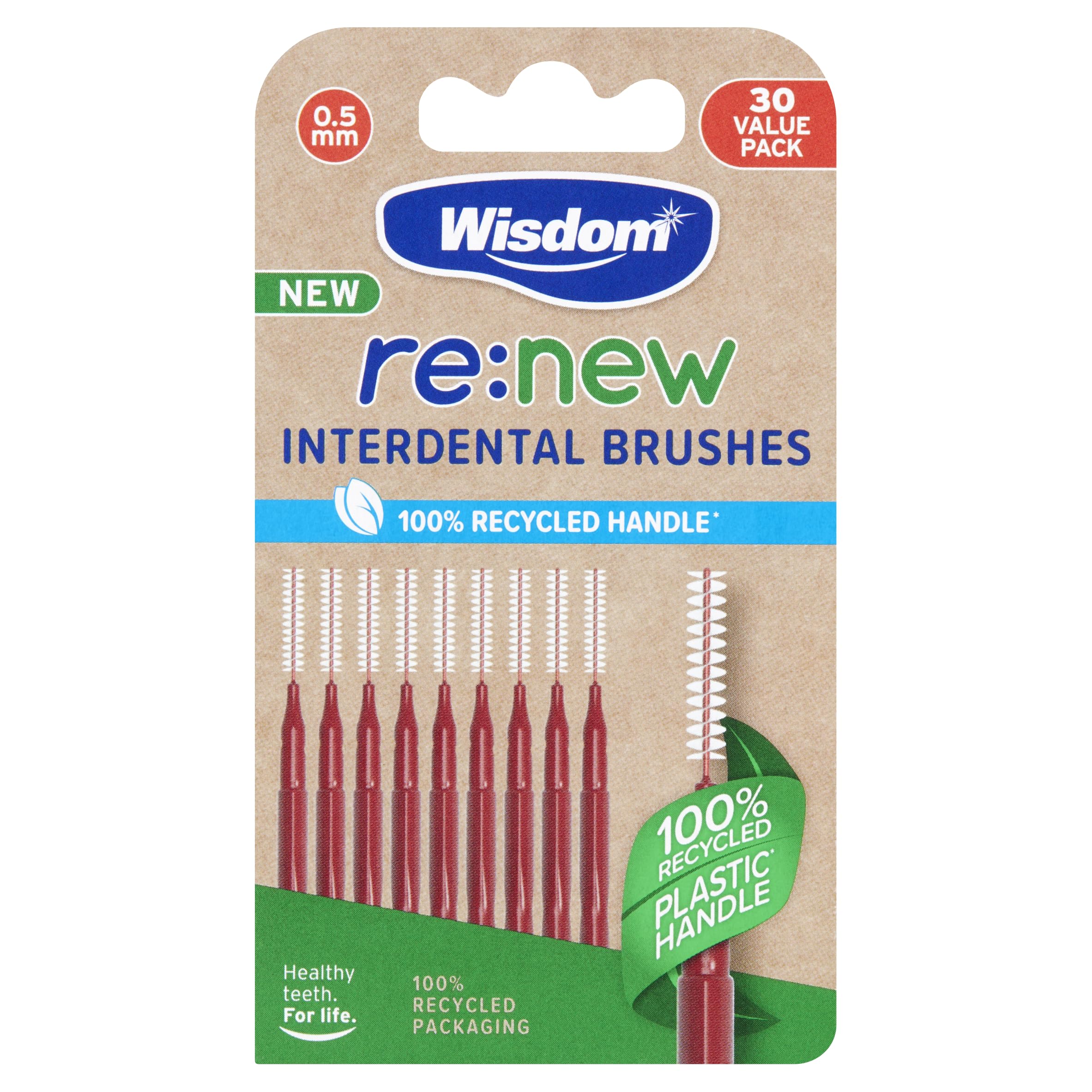 WISDOM Recycled Daily Use Red 30'S