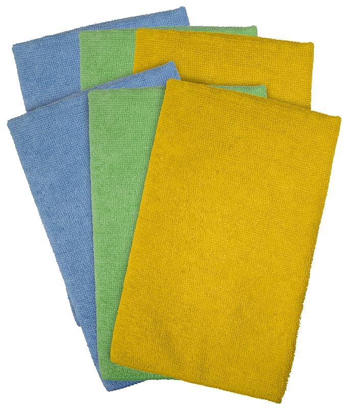 The Detailer's Choice 3-606-6PK Rolo de Panos de Limpeza em Microfibra 30,5 x 40,6 cm com 6 Unidades