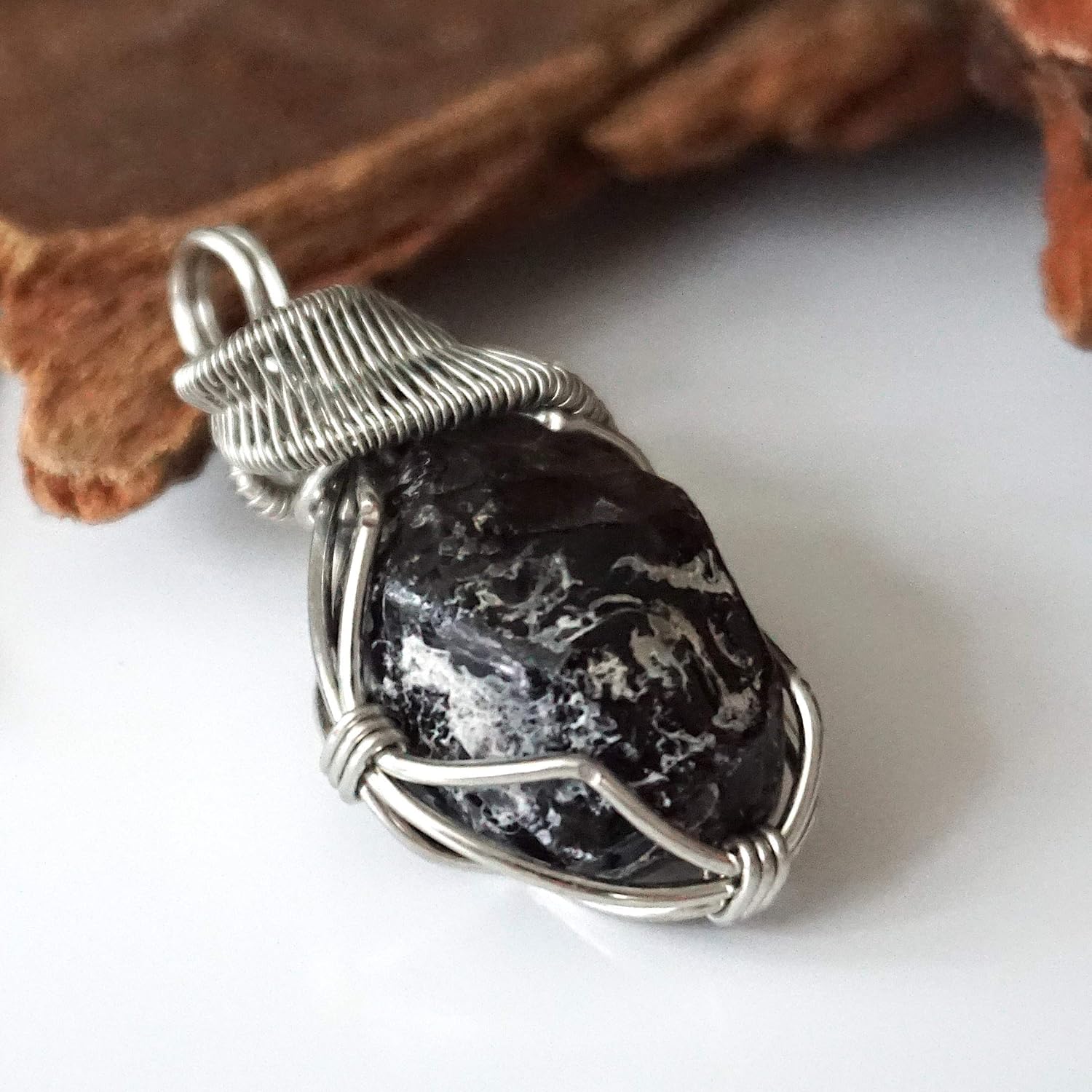 Women's & Men's Alternative Birthstone Crystal Necklace - Silver Plated