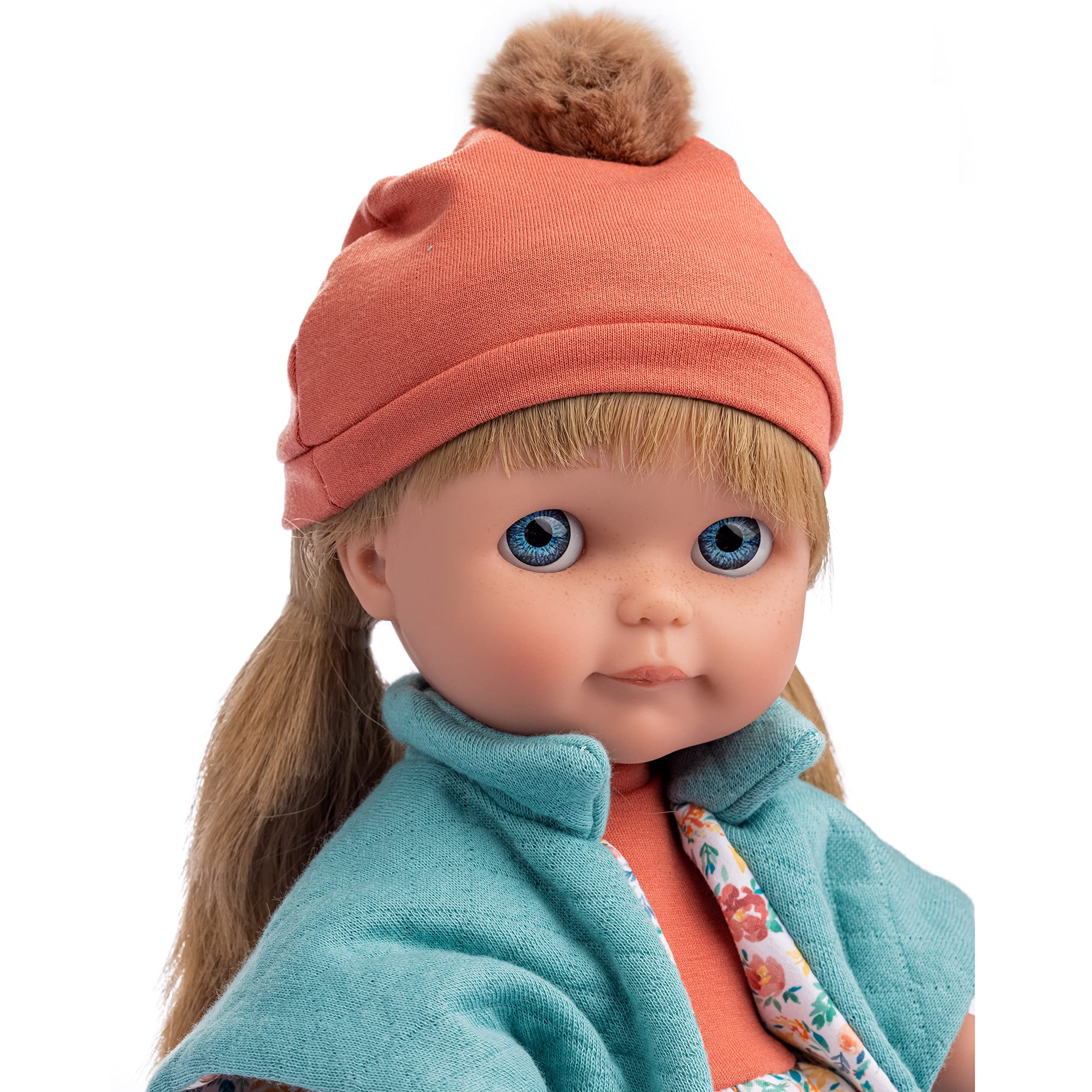 JC Toys Chloe by Berenguer | 38,1 cm große Modepuppe aus der Nature Collection | langes Blondes Haar | mehrteiliges abnehmbares Fasion-Outfit | Alles Vinyl beweglich, Chloe -