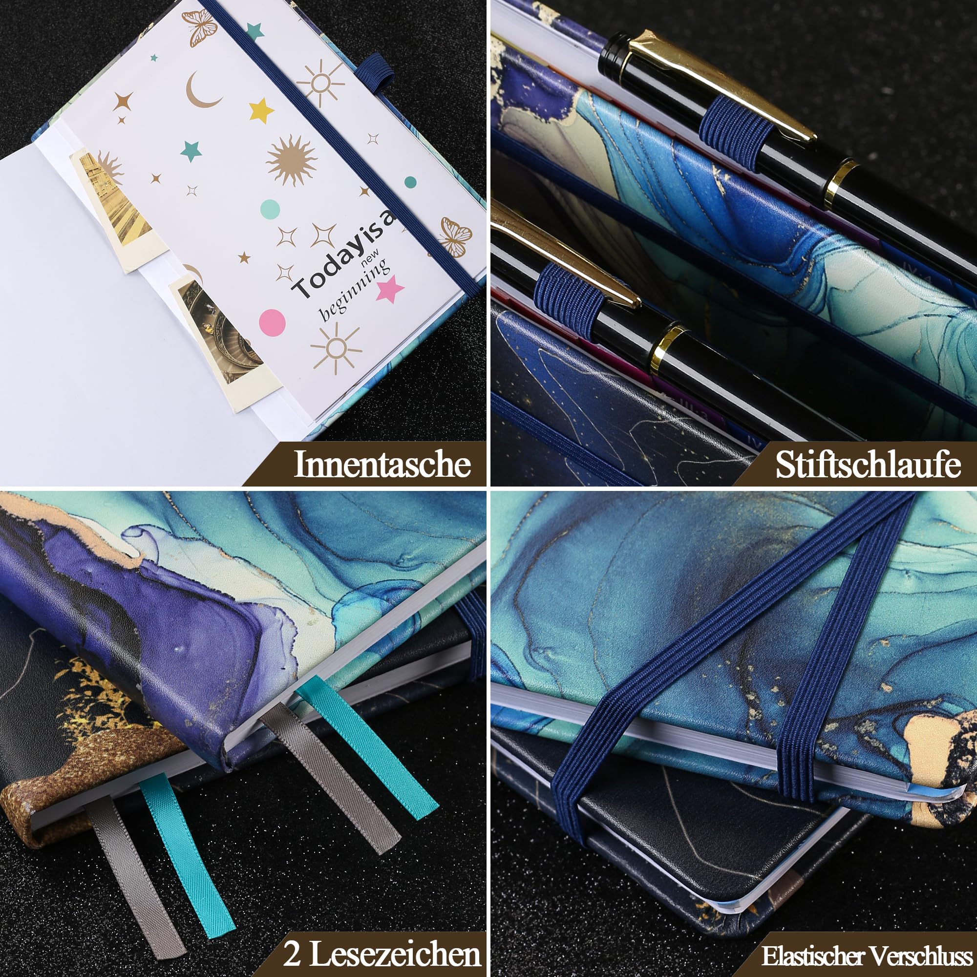 ZXHQ Kalender 2025-2026 A5 - Wochenplaner August 2025 Bis Juli 2026 | Mit Monatsübersicht