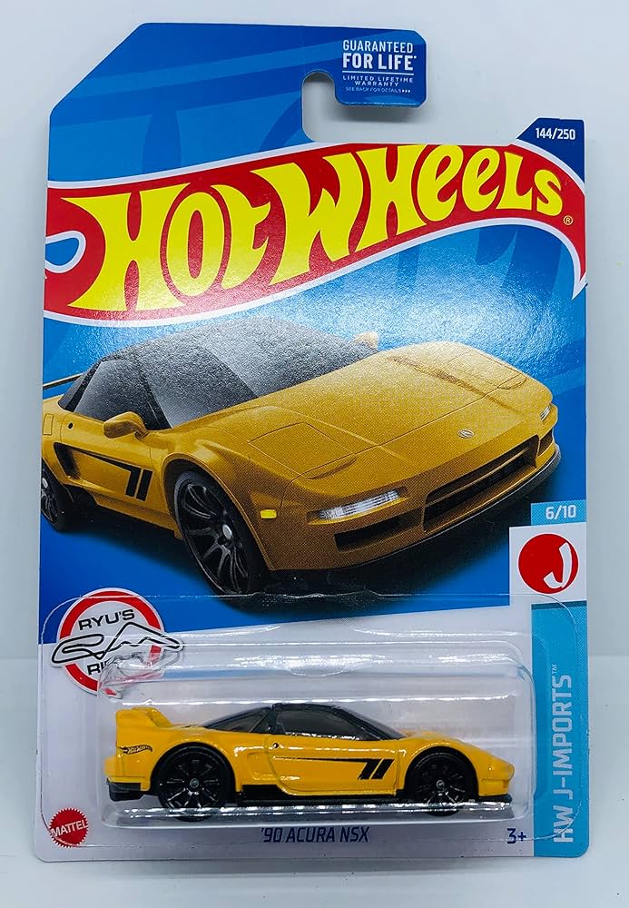 Hot Wheels Collectors 2022 - '90 Acura NSX - Yellow - HW J