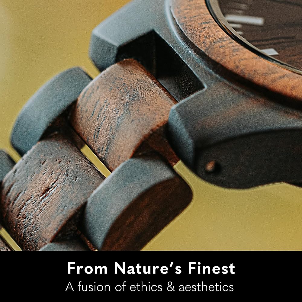 Amazon.com: Treehut Wooden Watches for Men, Japanese Quartz
