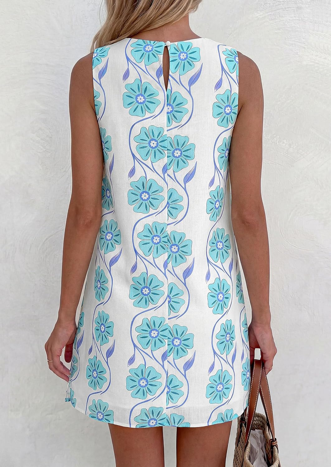 PRETTYGARDEN Sundresses for Women 2026 Summer Elegant Floral A Line Short Party Dress Beach Vacation Clothes - Image 4