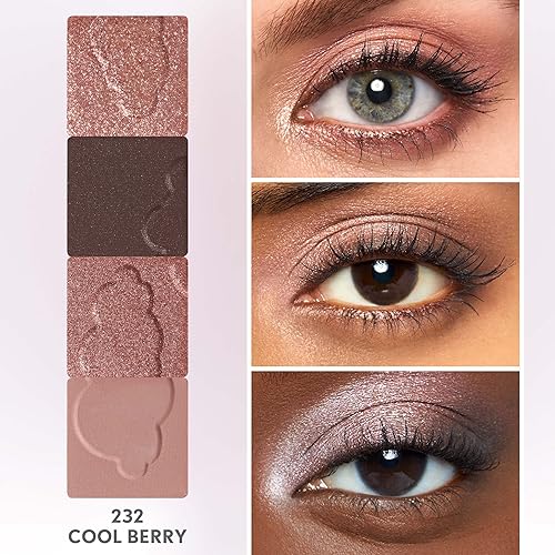 Miniatura 6 de COVERGIRL Sombra de ojos Clean Fresh Clean Color  Sombra de ojos, paleta de sombras de ojos, sombra de ojos brillante, fórmula vegana  Cool Berry, 4