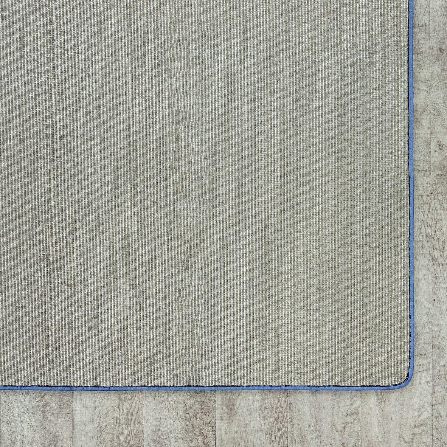 Joy Carpets Just Kidding Solid Color Area Rugs, Cobalt Blue, 12' x 7'6"