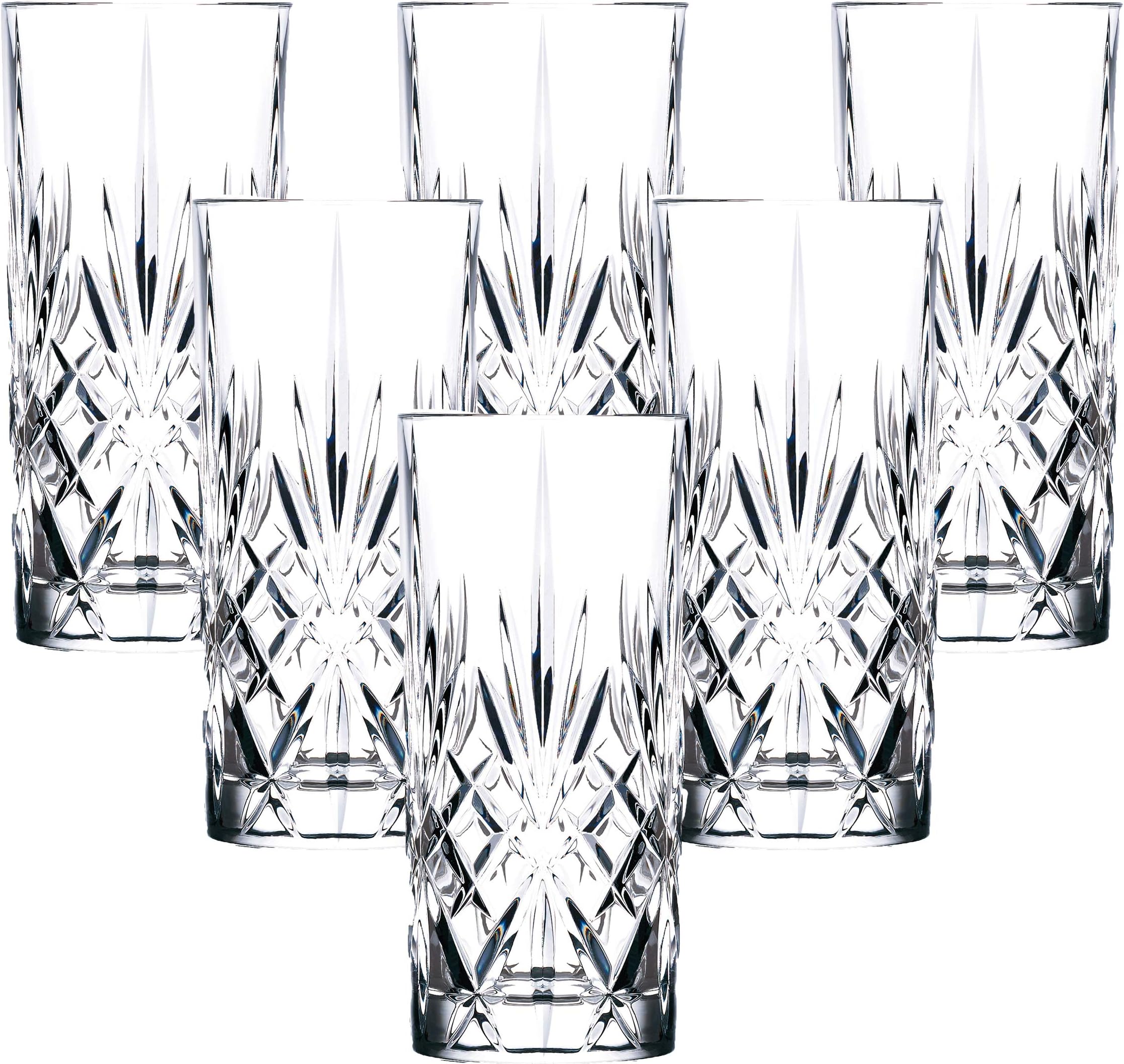 Lorren Home Trends Melodia Crystal HighBall set of 6