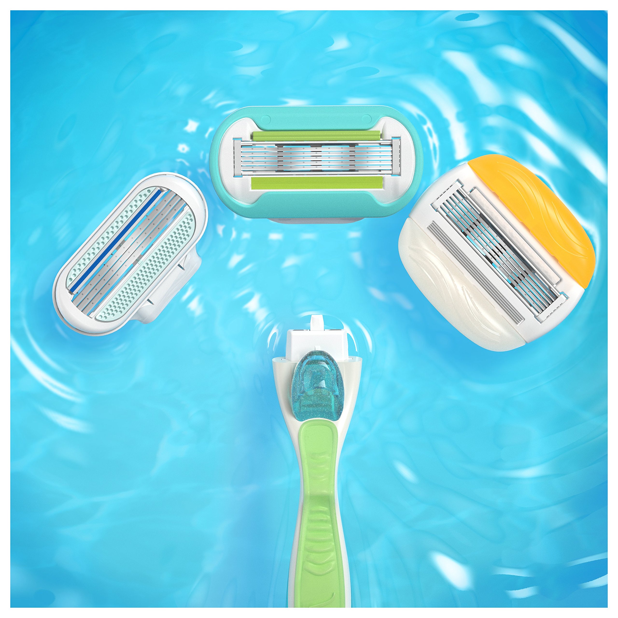 Gillette Venus Lame extra Smooth da donna, 4 lame di ricambio per rasoio da donna con 5 lame