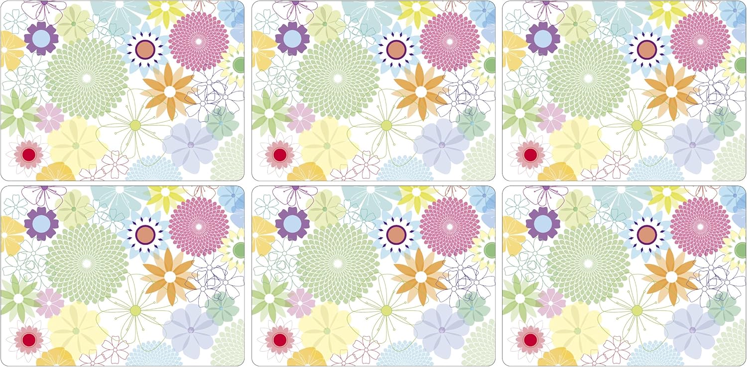 Portmeirion Crazy Daisy 'SMALL SIZE' Placemats 12 x 9" (Box