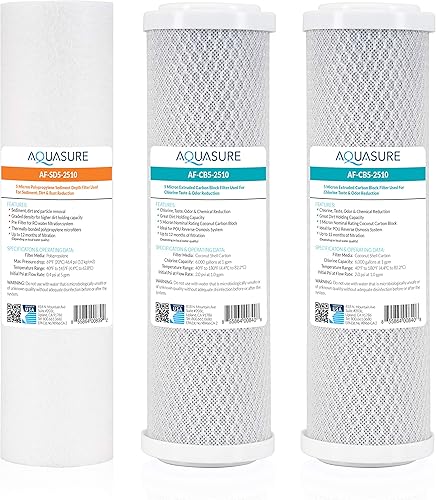 Miniatura 8 de Aquasure Pioneer Series - Filtro de repuesto para ósmosis inversa y filtro de agua debajo del fregadero, 10.0 x 2.6in