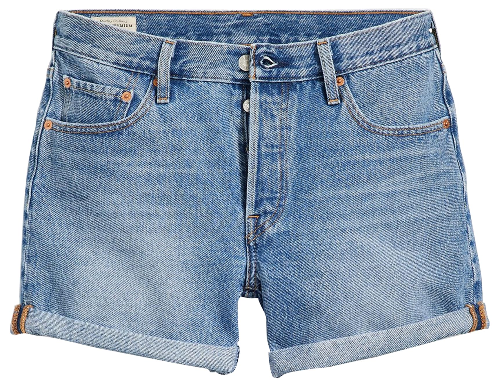 Levi's 501 Rolled Short Pantaloncini di Jeans Donna