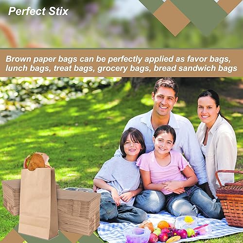 Miniatura 7 de Perfect Stix Bolsas de papel, color marrón, Bolsas marrones