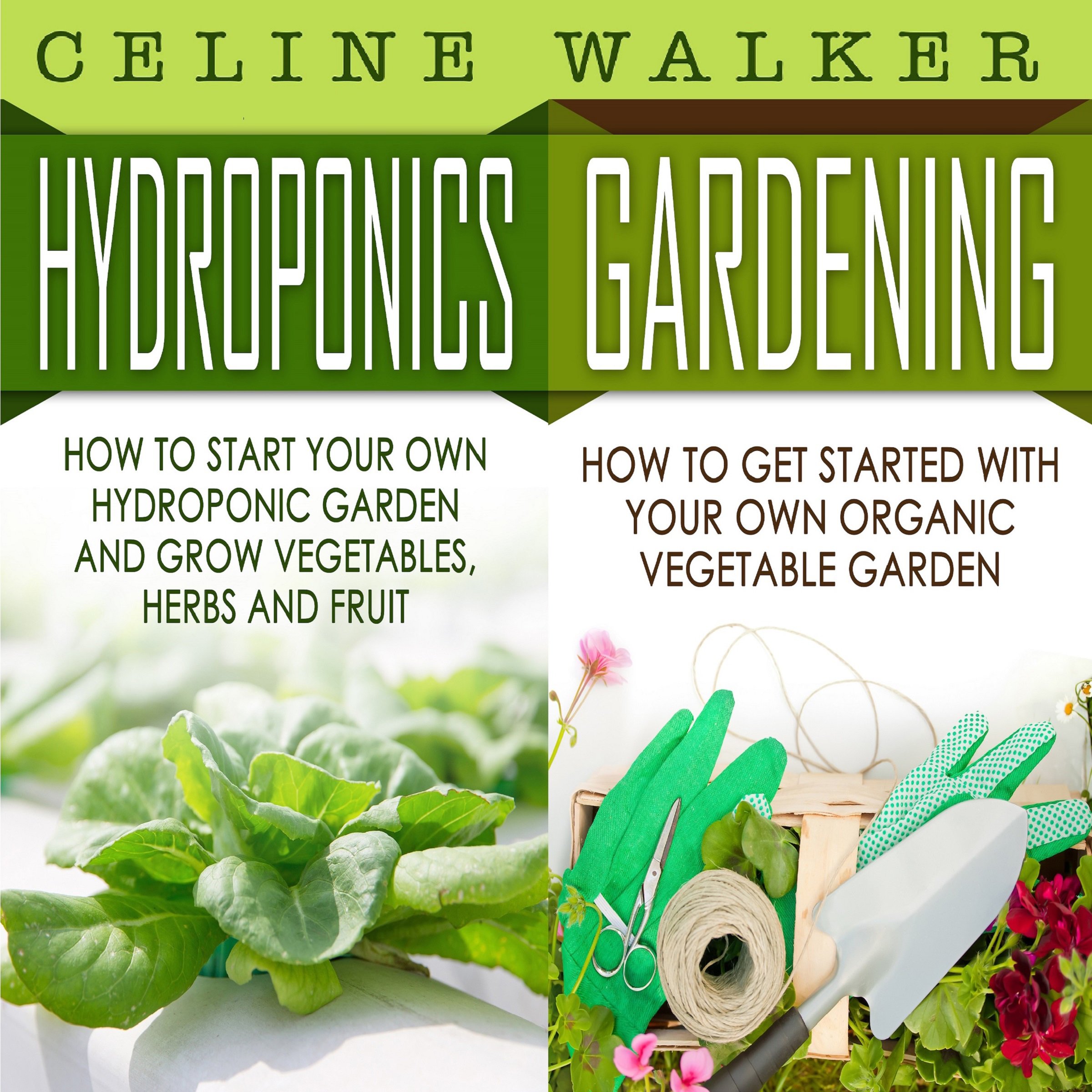 Cover art for Hydroponics, Gardening: 2 in 1 Bundle