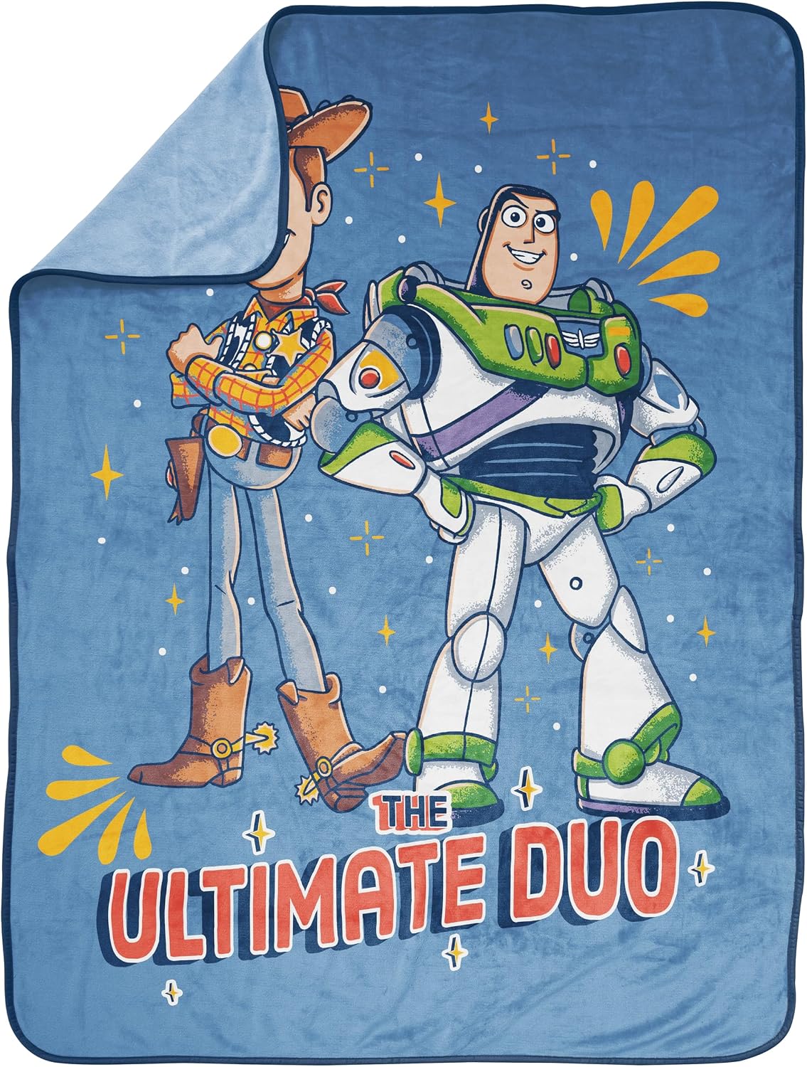 Jay Franco Disney Toy Story Fleece Throw Blanket 46x60 – Woody & Buzz Soft Plush Lightweight Blanket for Kids, Machine Washable, Bedroom, Couch & Travel, Officially Licensed