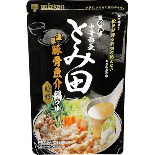 ミツカン 中華蕎麦とみ田監修 濃厚豚骨魚介鍋つゆ