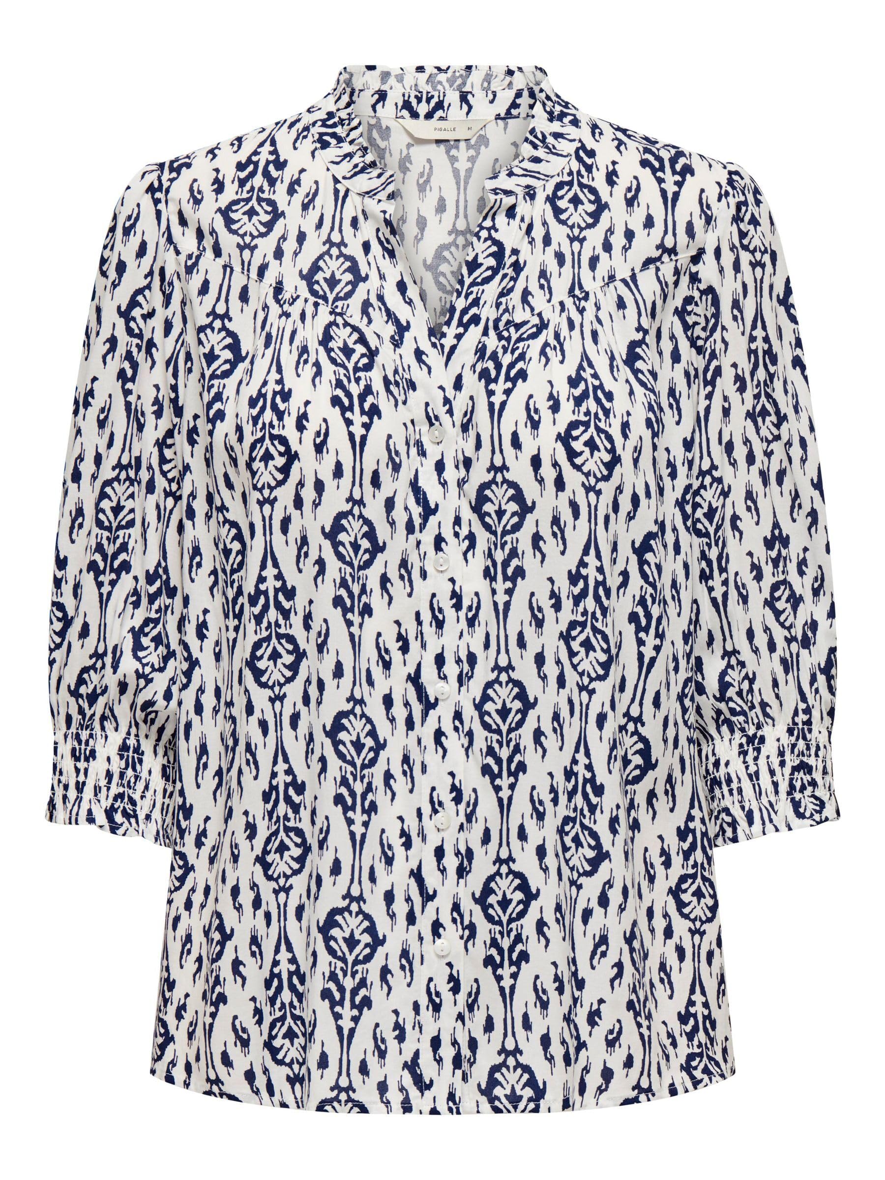 ONLY Damen Onlraya 3/4 Shirt WVN Noos Feminines Shirt Mit Regular Fit Und 3/4 Ärmeln (1er Pack)