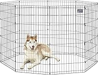 Vista 16 de Hogares para mascotas de Midwest, corral de ejercicio de metal plegable / corral para mascotas, 8 paneles cada uno