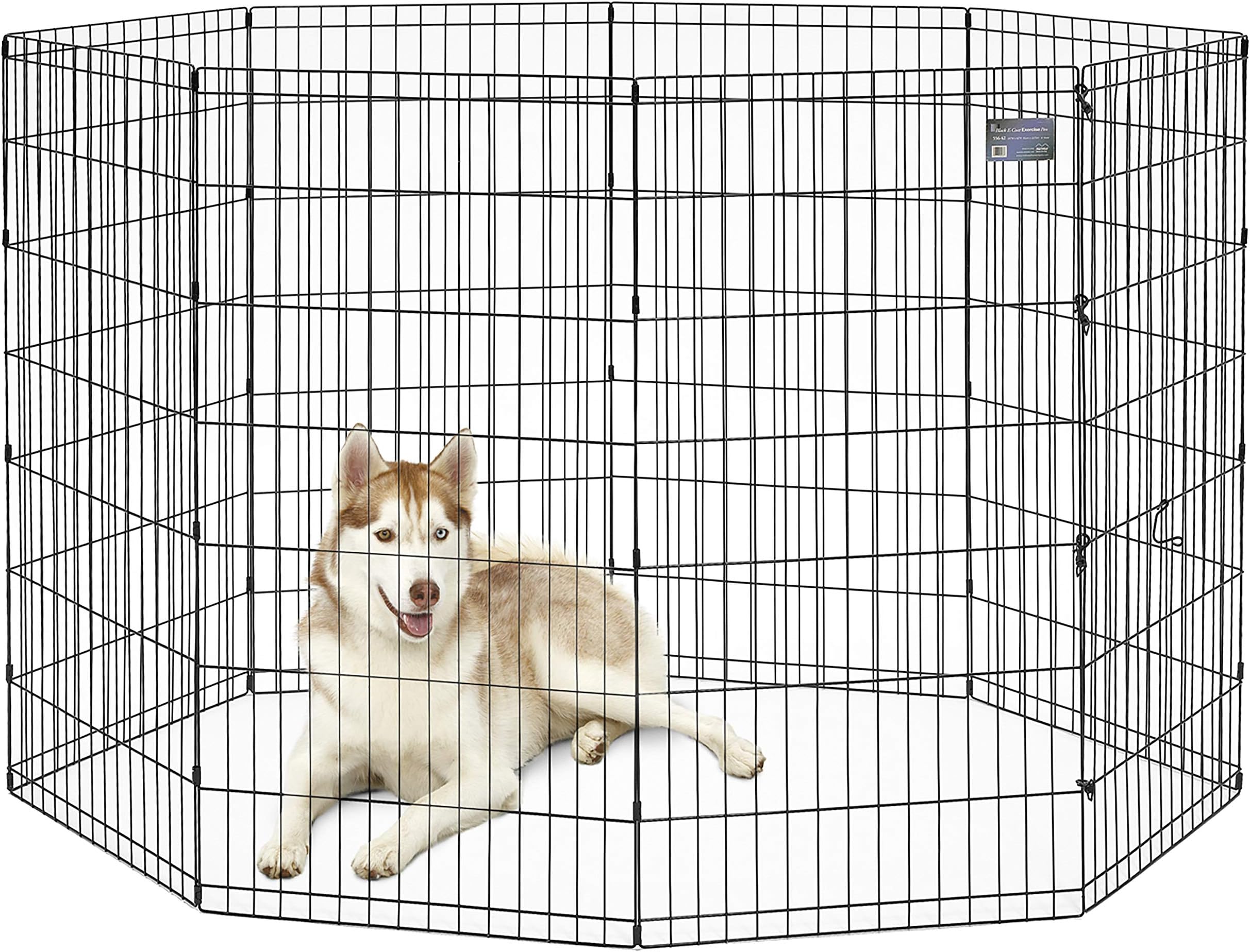 MidWest Exercise Pen, 48-Inch, Black