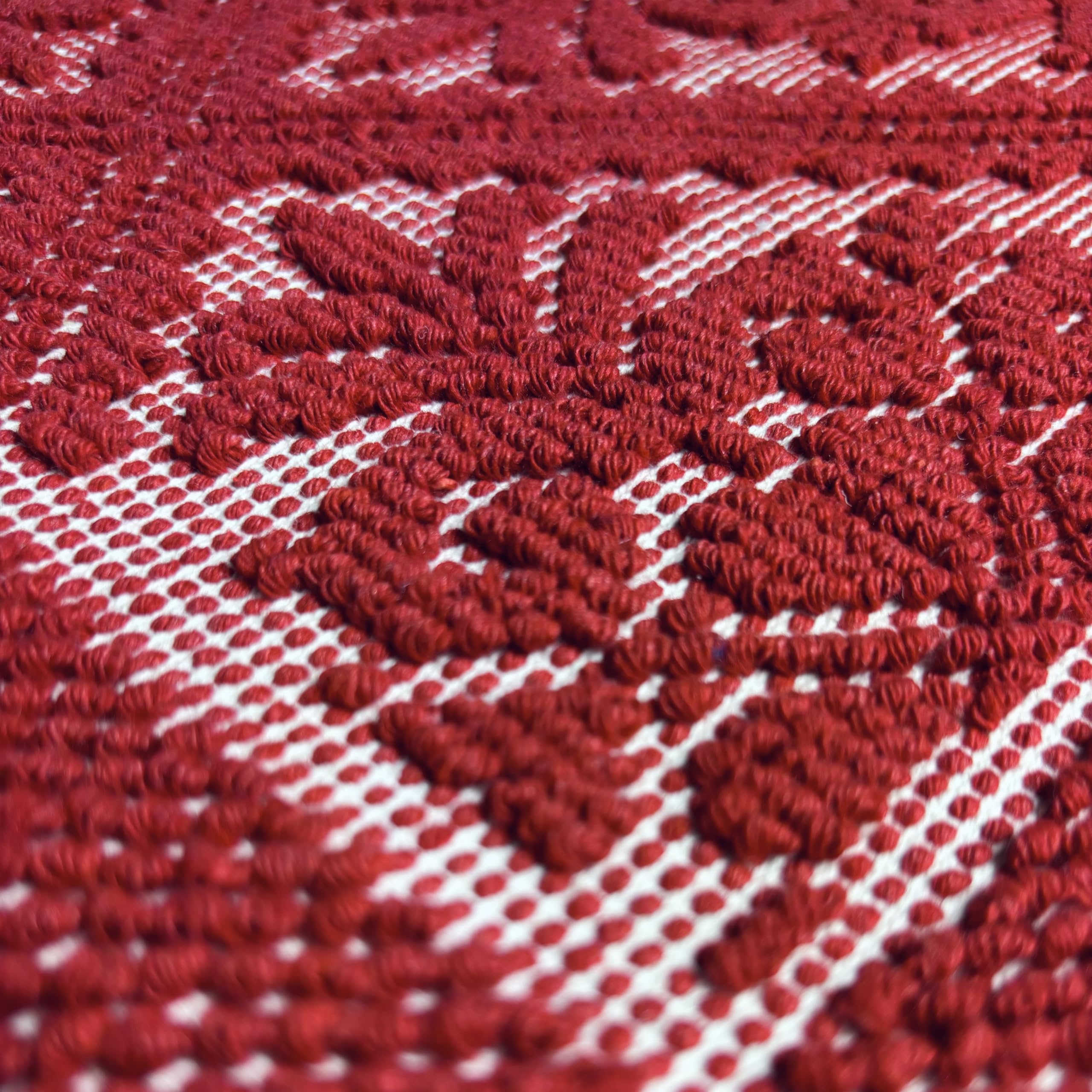 Tappeto Da Bagno Sardo 100% Cotone - Made In Italy - Passatoia Antiscivolo 55x115 Cm